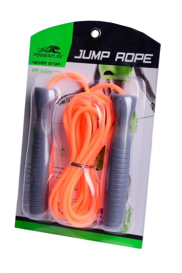 Скакалка PowerPlay 4204 Classic Jump Rope Помаранчева (2