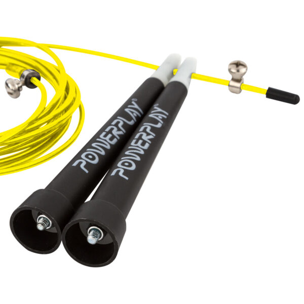 Скакалка швидкісна PowerPlay 4202 Ultra Speed Rope Жовта (2