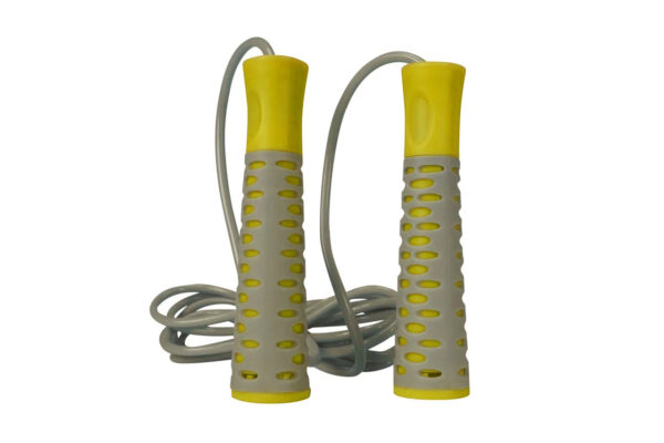 Скакалка PowerPlay 4206 Jump Rope PRO+ Сіро-жовта (2