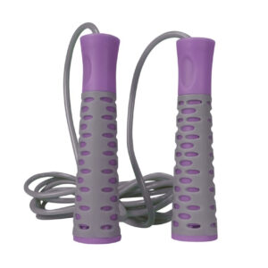 Скакалка PowerPlay 4206 Jump Rope PRO+ Сіро-фіолетова (2