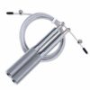 Скакалка швидкісна на підшипниках алюмінієва PowerPlay 4207 Elite Jump Rope Срібна (3m.)