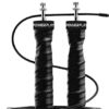 Скакалка швидкісна на підшипниках PowerPlay 4208 Fitness Jump Rope Чорна (3m.)