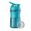 Шейкер спортивний (пляшка) BlenderBottle SportMixer Flip 20oz/590ml Teal