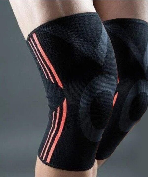 Наколінники Power System PS-6021 Knee Support Evo Black/Orange (пара) L