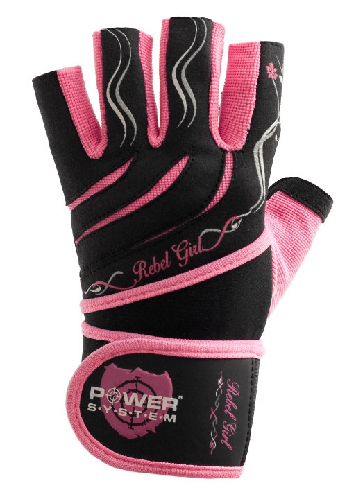 Рукавички для фітнесу Power System PS-2720 Rebel Girl жіночі Pink S