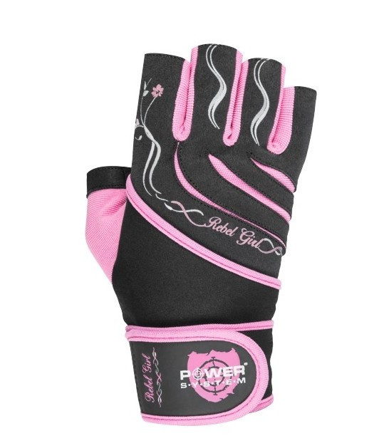 Рукавички для фітнесу Power System PS-2720 Rebel Girl жіночі Pink S