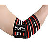 Бинти на лікоть Power System PS-3600 Elbow Wraps Red/Black(пара)