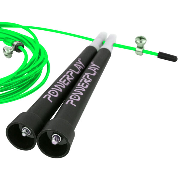 Скакалка швидкісна PowerPlay 4202 Ultra Speed Rope Зелена (2