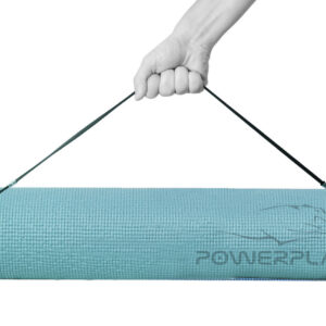 Килимок для йоги та фітнесу PowerPlay 4010 PVC Yoga Mat Зелений (173x61x0.6)