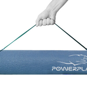 Килимок для йоги та фітнесу PowerPlay 4010 PVC Yoga Mat Темно-синій (173x61x0.6)