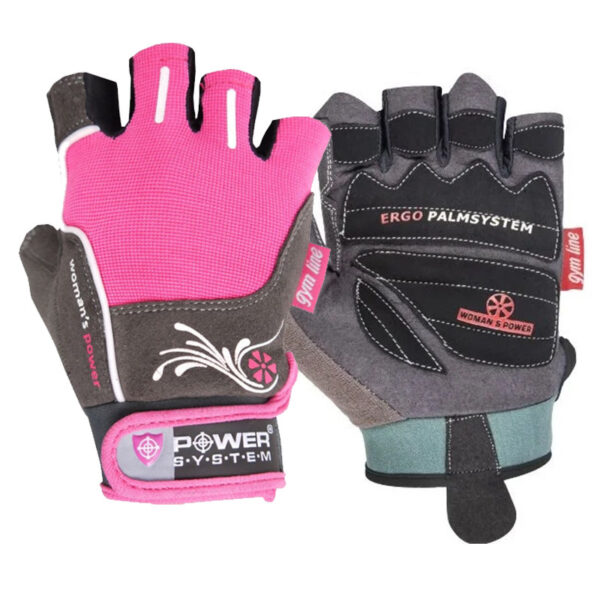 Рукавички для фітнесу Power System PS-2570 Woman’s Power жіночі Pink S