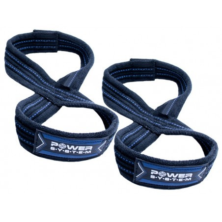 Лямки для тяги (вісмірка) Power System PS-3405 Figure 8 Black/Blue L/XL