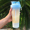 Шейкер спортивний SmartShake Slim 500ml Neon Blue