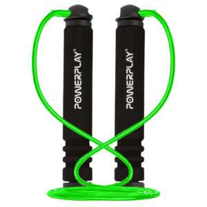 Скакалка PowerPlay 4205 Classic Plus Jump Rope Зелена (2