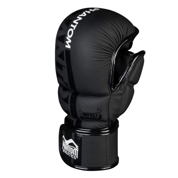 Рукавиці для ММА Phantom APEX Sparring Black S/M (капа в подарунок)