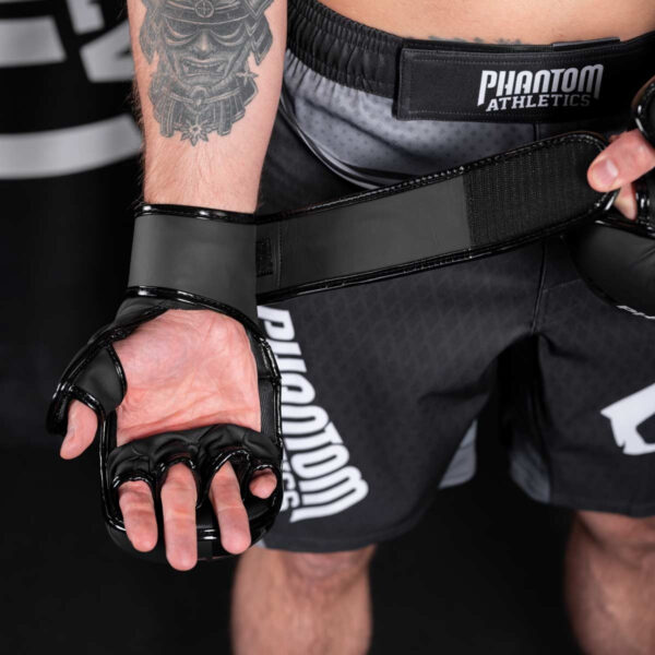 Рукавиці для ММА Phantom APEX Sparring Black S/M (капа в подарунок)