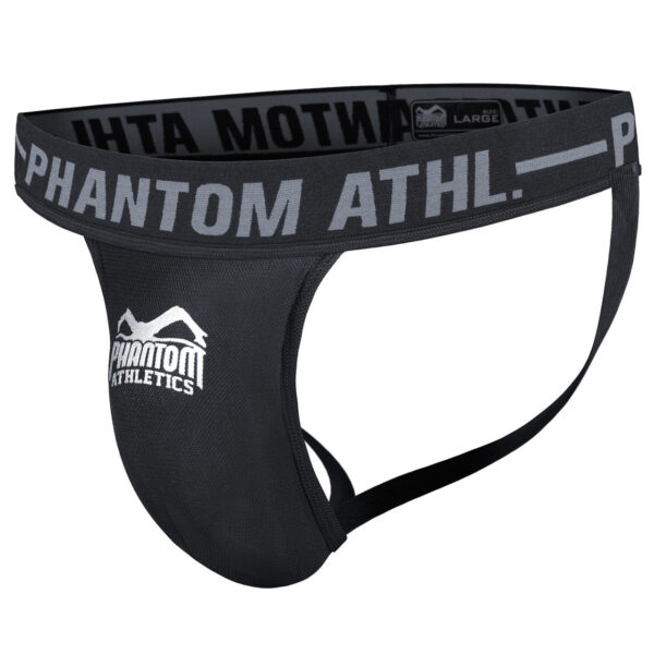 Захист паху Phantom Supporter Vector Black M (капа в подарунок)