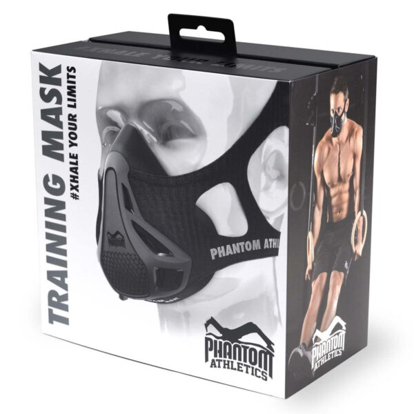 Маска для тренування дихання Phantom Training Mask Black L