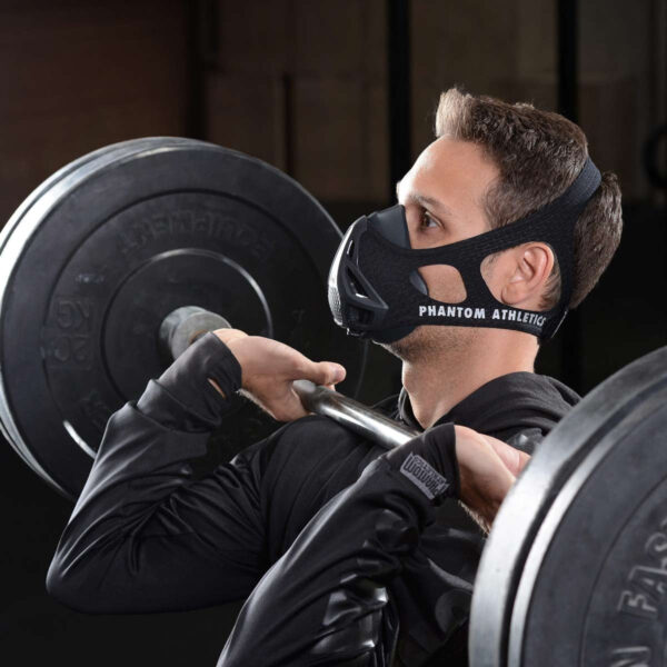 Маска для тренування дихання Phantom Training Mask Black L