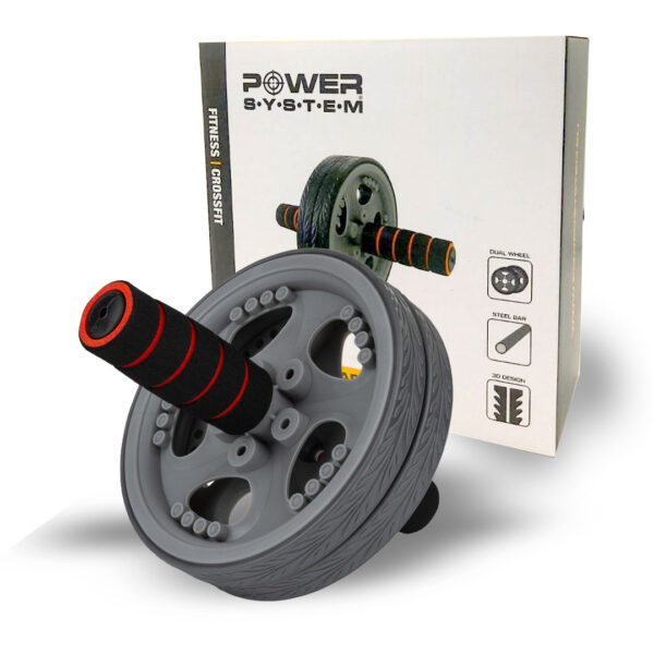 Колесо для преса Power System PS-4042 Dual-Core Ab Wheel Grey/Black