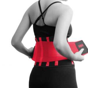 Пояс компресійний MadMax MFA-277 Slimming belt Black/rubine red L