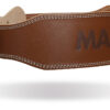 Пояс для важкої атлетики MadMax MFB-246 Full leather шкіряний Chocolate brown M