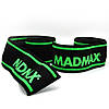 Бинти на коліна MadMax MFA-299 Non slide & slip knee wraps 2.0m Black/Green