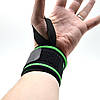 Кистьові бинти MadMax MFA-298 Wrist Wraps 18" Black/Green  (пара)