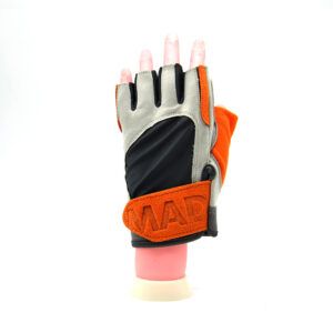 Рукавички для фітнесу MadMax MFG-850 Crazy Grey/Orange M