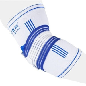 Налокітник Power System PS-6007 Elbow Support Pro White/Blue (1шт.) L/XL