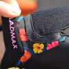 Рукавички для фітнесу MadMax MFG-770 Flower Power Gloves Black/Pink XS