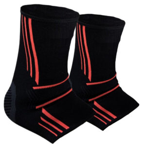 Бандажі на гомілкостоп Power System PS-6022 Ankle Support Evo Black/Orange L (пара)