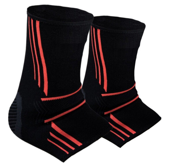 Бандажі на гомілкостоп Power System PS-6022 Ankle Support Evo Black/Orange L (пара)