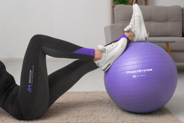 М'яч для фітнесу (фітбол) Power System PS-4018 Ø85 cm PRO Gymball Purple