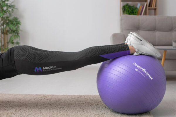 М'яч для фітнесу (фітбол) Power System PS-4018 Ø85 cm PRO Gymball Purple