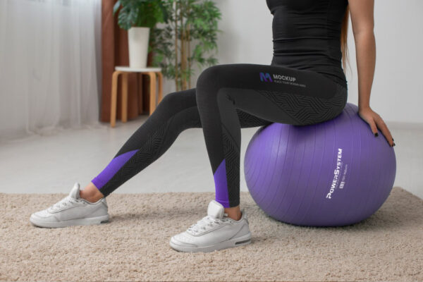 М'яч для фітнесу (фітбол) Power System PS-4018 Ø85 cm PRO Gymball Purple