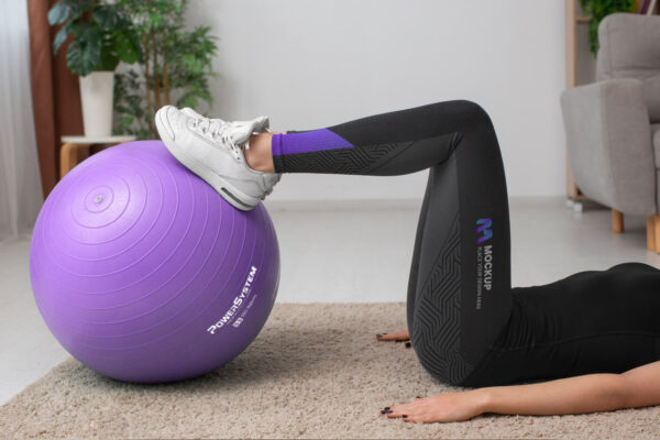 М'яч для фітнесу (фітбол) Power System PS-4018 Ø85 cm PRO Gymball Purple