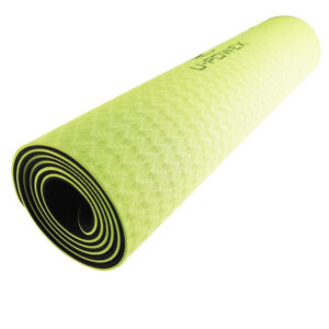 Килимок для йоги та фітнесу U-POWEX TPE Yoga mat Green/Black (183х61х0.6)