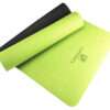 Килимок для йоги та фітнесу U-POWEX TPE Yoga mat Green/Black (183х61х0.6)