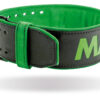 Пояс для важкої атлетики MadMax MFB-302 Quick Release Belt  шкіряний Black/Green XXL