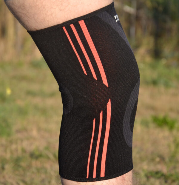 Наколінники Power System PS-6021 Knee Support Evo Black/Orange (пара) L