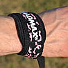 Лямки для тяги MadMax Camo Power Wrist Straps Camo/Pink