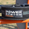 Пояс для пауерліфтингу Power System PS-3800  PowerLifting шкіряний Black/Grey Line XXL