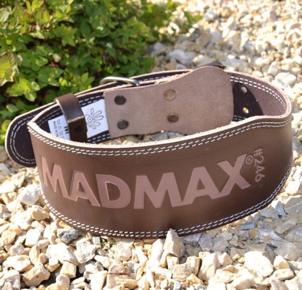 Пояс для важкої атлетики MadMax MFB-246 Full leather шкіряний Chocolate brown M