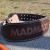 Пояс для важкої атлетики MadMax MFB-246 Full leather шкіряний Chocolate brown M