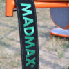 Пояс для важкої атлетики MadMax MFB-301 Suede Single Prong шкіряний Black/Green M