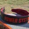 Пояс для важкої атлетики Power System PS-3830 Beast шкіряний Black/Red XL