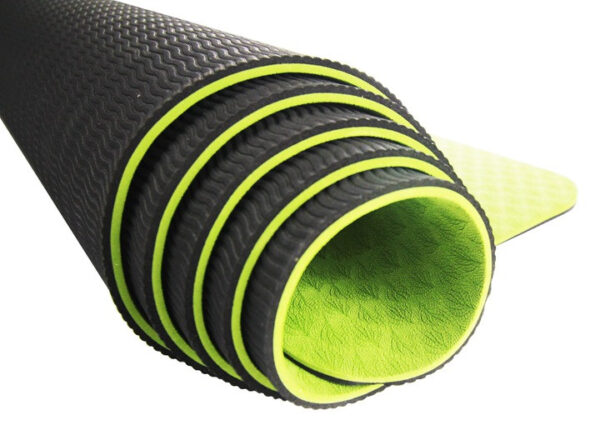 Килимок для йоги та фітнесу U-POWEX TPE Yoga mat Green/Black (183х61х0.6)