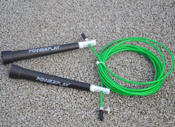 Скакалка швидкісна PowerPlay 4202 Ultra Speed Rope Зелена (2