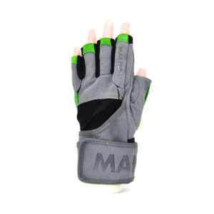 Рукавички для фітнесу MadMax MFG-860 Wild Grey/Green S